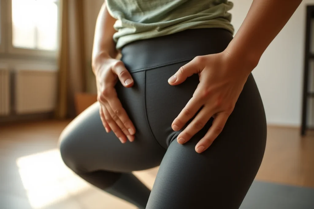 Hips Exercise Before And After